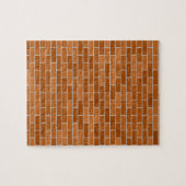 Bruin Brick-muur Legpuzzel (Horizontaal)