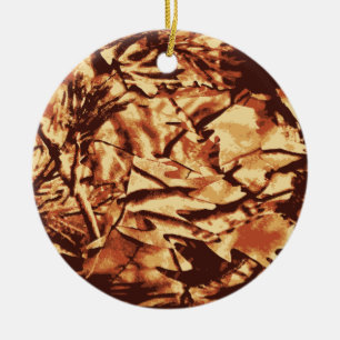 Bruin Camouflage Gifts for Hunters Keramisch Ornament