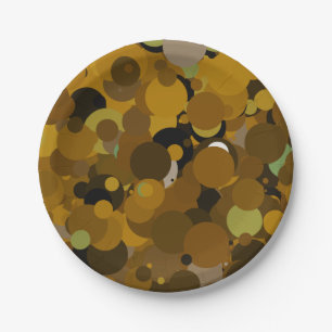 Bruin Camouflage Papieren Bordje