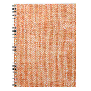 Bruin canvas voor achtergrond, linnen textuur notitieboek