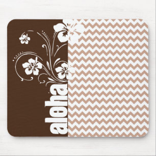 Bruin Chevron Pattern; Aloha Muismat