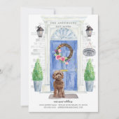 Bruin Cockapoo Voorste deurmotieven Kaart (Voorkant)