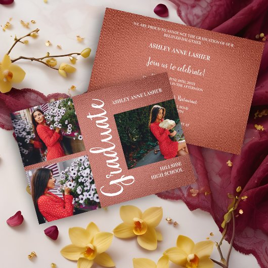 Bruin collage Drie Afstuderen