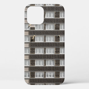 Bruin commercieel gebouw iPhone 12 hoesje