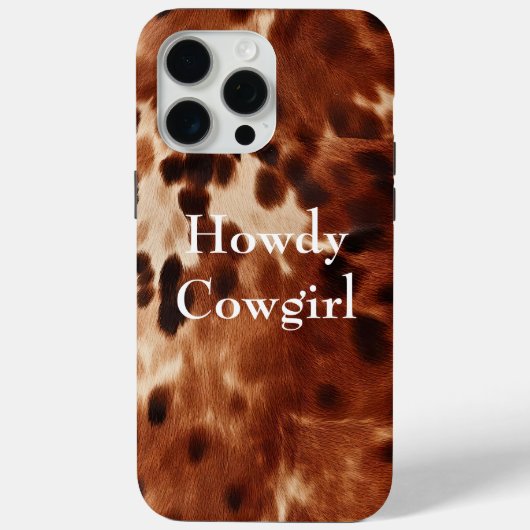 Bruin crème zwart Koeienhuid Case-Mate iPhone Case (Achterkant)