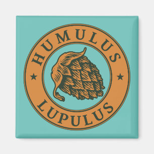  bruin donkergroen hopbier kunststijl magneet