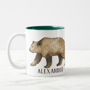 Bruin draag de Gepersonaliseerde Mok van de Koffie