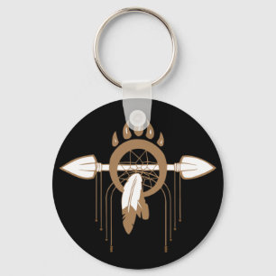 Bruin drocatcher sleutelhanger
