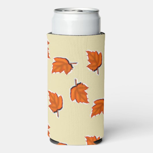 Bruin droog bladpatroon (Seltzer Achterkant)