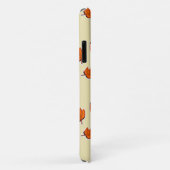 Bruin droog bladpatroon Case-Mate iPhone case (Achterkant/rechts)