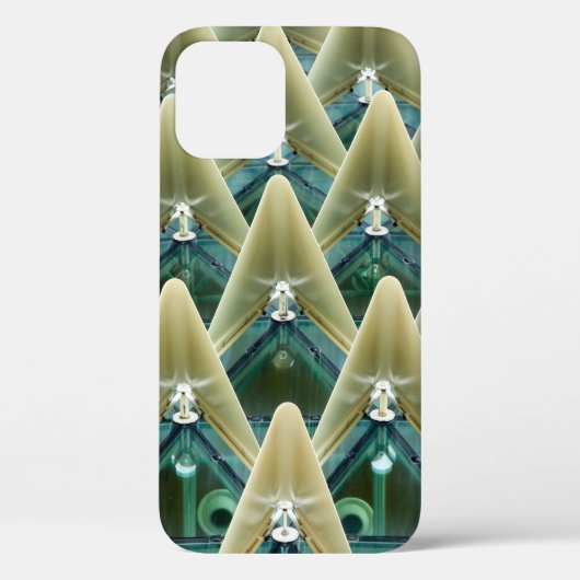 Bruin en blauw behang Case-Mate iPhone case (Achterkant)