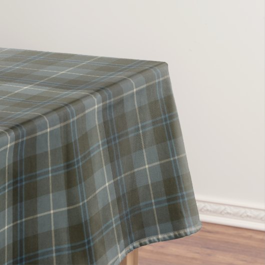 Bruin en Blauw Schots plan Pset Tartan Tafelkleed (Voorbeeld)