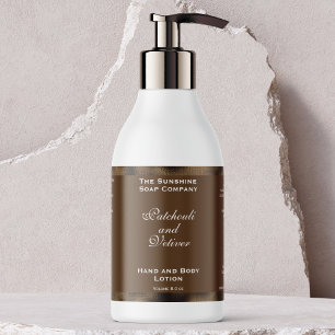 Bruin en Geweven Bruine Folie Cosmetica Flesetiket Rechthoekige Sticker