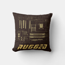 bruin en goud Tech | Moederbord | Circuit Board