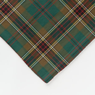 Bruin en Groen Plaid Murphy Tartan Fleece Deken