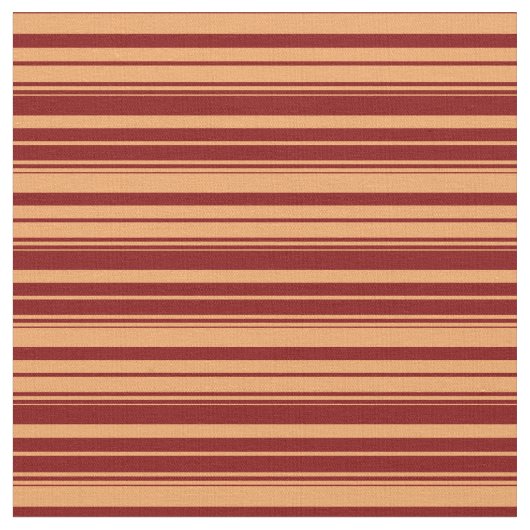 Bruin en maroon Pattern Stof (Close Up)