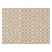 Bruin en wit gingham gecheckt tafelkleed (Voorkant (Horizontaal))