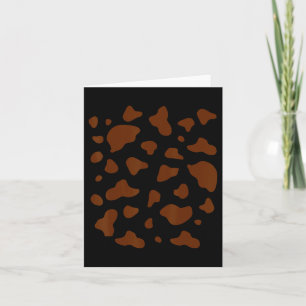 Bruin En Wit Koe Dierprint Patroon Kostuum H Kaart