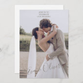 Bruin en Wit Minimalistische Document Textuur Uitn Kaart (Voorkant / Achterkant)