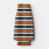 Bruin en wit speldenbruin flesjeskoeler (Voorkant)