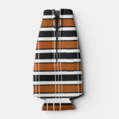 Bruin en wit speldenbruin flesjeskoeler (Achterkant)