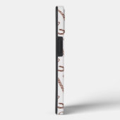 Bruin- en witkanaalpatroon Case-Mate iPhone case (Achterkant / Rechts)