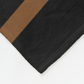 Bruin en Zwart Brindle Boxer Lab Hond Fleece Deken (Hoek)