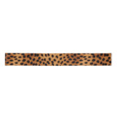 Bruin en Zwart Cheetah Dierenprint Lint (Voorkant)