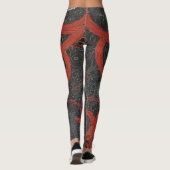 Bruin en Zwart Leggings (Achterkant)