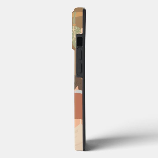 Bruin Esthetisch Vrouw Leesboek Case-Mate iPhone Case (Achterkant / Links)