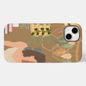 Bruin Esthetisch Vrouw Leesboek Case-Mate iPhone Case (Achterkant (horizontaal))