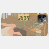 Bruin Esthetisch Vrouw Leesboek Case-Mate iPhone Case (Achterkant (horizontaal))