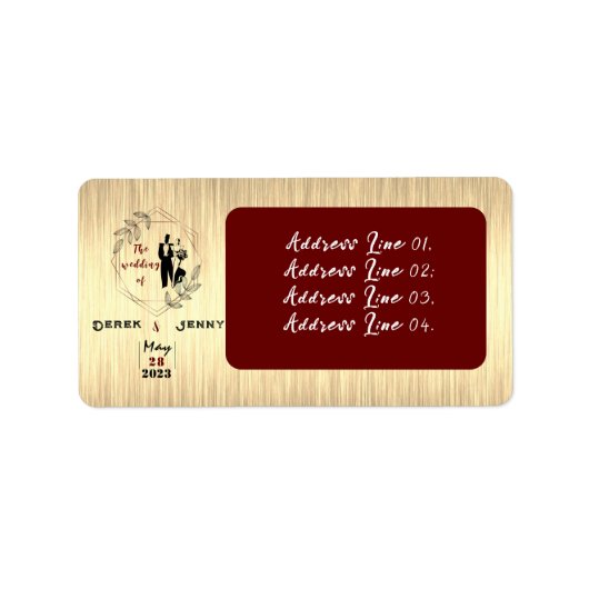 Bruin Etiket (Voorkant)