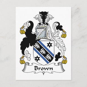 Bruin Familiekruid Briefkaart