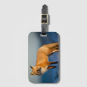 Bruin Fox Bagagelabel (Voorkant (verticaal))