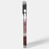 bruin gebreide strepen,  stijlvol ontwerp Case-Mate iPhone case (Achterkant / Links)