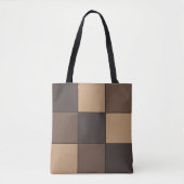 Bruin gecontroleerd draagtas (Voorkant)