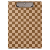 Bruin gecontroleerd klembord (Voorkant)