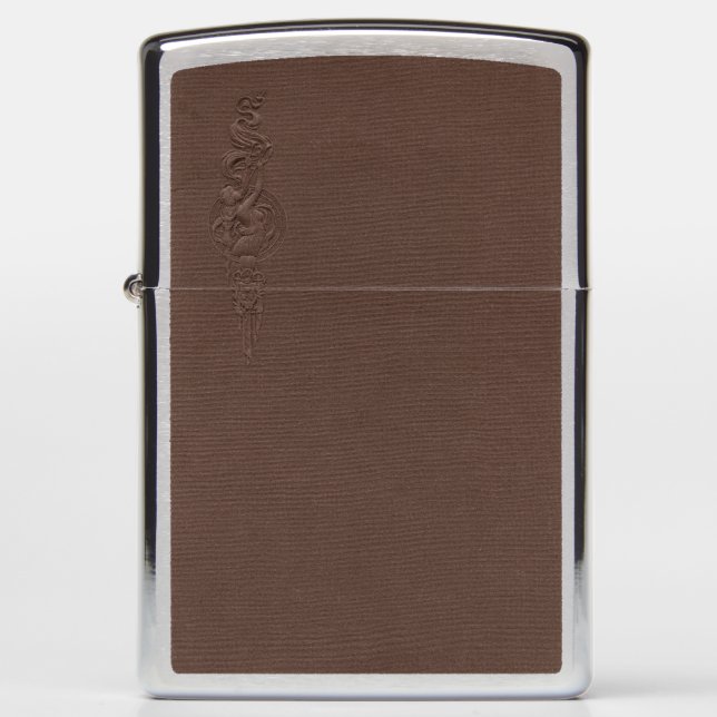  bruin gegaufreerd papier (Voorkant)