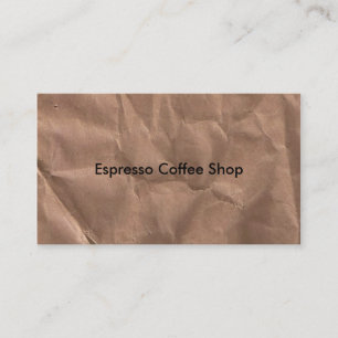 Bruin gemarmerd Visitekaartje