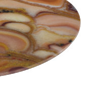 Bruin gepotte Onyx Snijplank (Hoek)