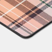 Bruin geruit bureaumat (Hoek)