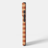 Bruin geruit gingham patroon Case-Mate iPhone case (Achterkant / Links)