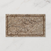 Bruin getextureerd Visitekaartje (Voorkant)