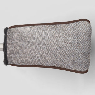 Bruin getweend weefsel golfheadcover