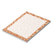 Bruin Giraffe Pattern Notitieblok (Gedraaid)
