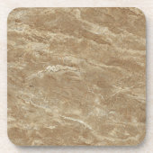 Bruin graniet bier onderzetter (Voorkant)