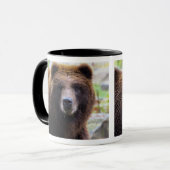 Bruin Grizzly Beer Mok (Voorkant links)
