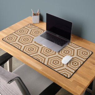 Bruin Hexagon Penny Tegel Hex Tegel Patroon Bureaumat