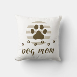 Bruin Hond Mama Liefde 16x16 Sierkussen